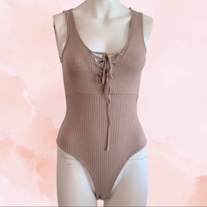 Iris Lace-Up Bodysuit